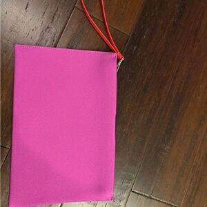 Rothy's Pink and Red Clutch